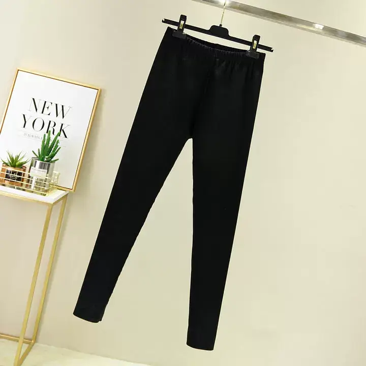 Women Warm Velvet Padded Pants Brown Winter — feature 57