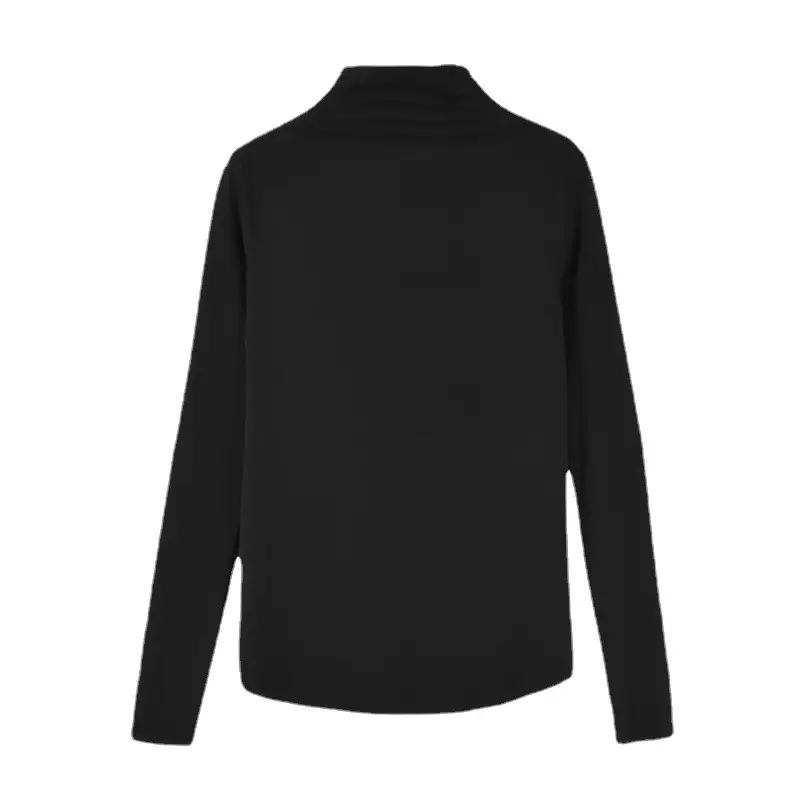 2025 Long Sleeve Turtleneck Women's Slim Fit Brown - Image 6