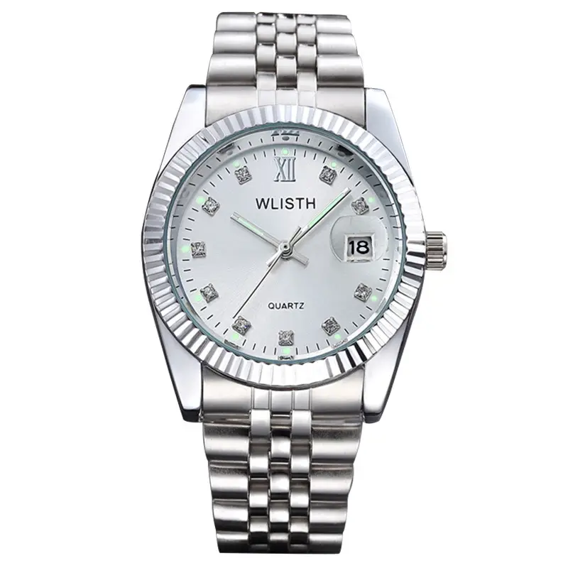 Men's & Women's Gold Silver Quartz Couple Watches - Image 6