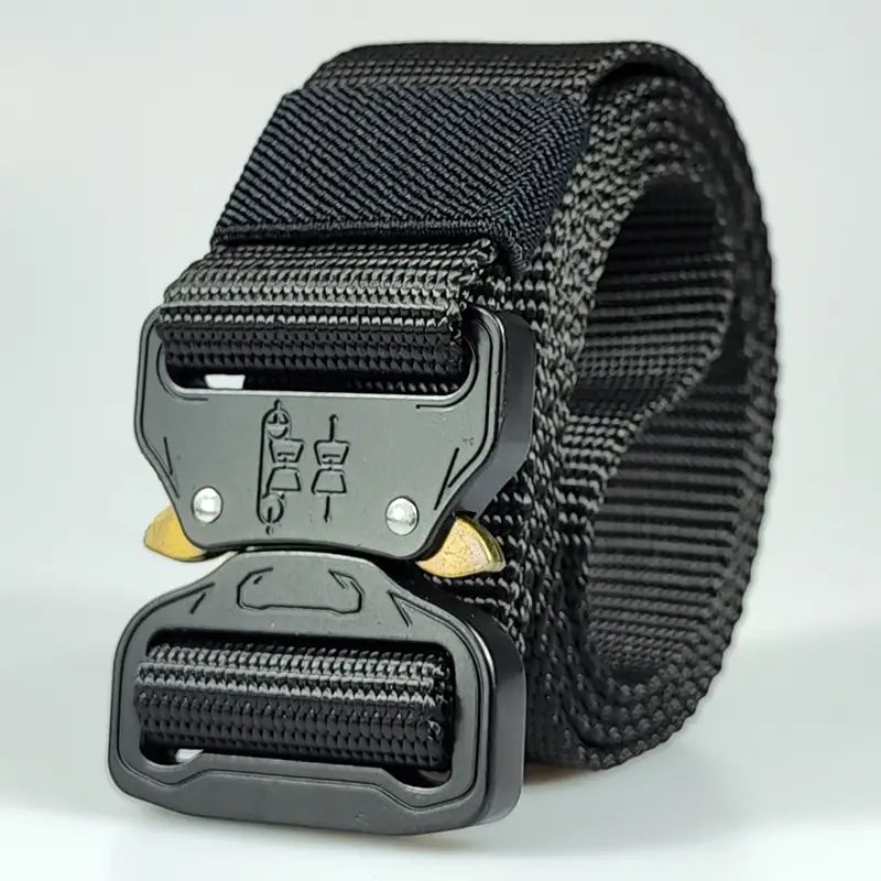Men's Silver Diamond Strap Tactical Belt โ feature 7