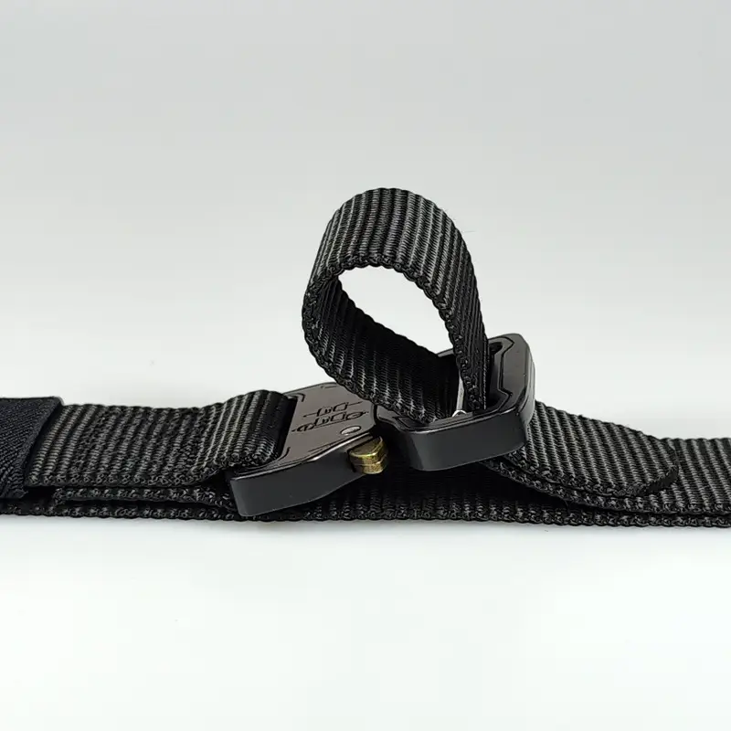 Men's Silver Diamond Strap Tactical Belt — feature 9
