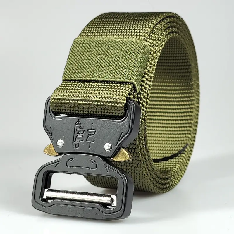 Men's Silver Diamond Strap Tactical Belt โ feature 12