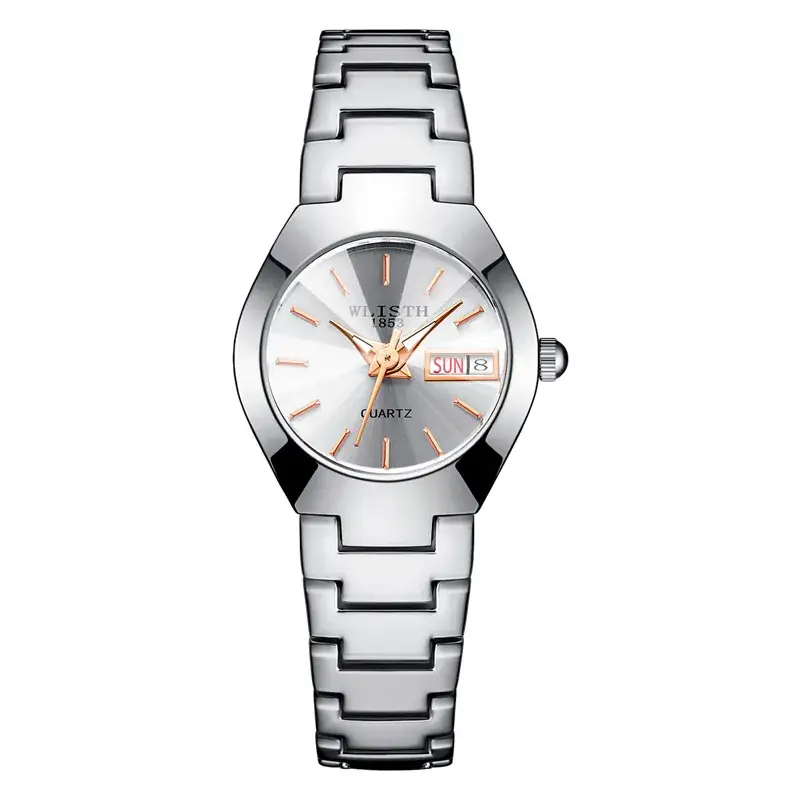 Men Waterproof Black Quartz Watch with Date Display