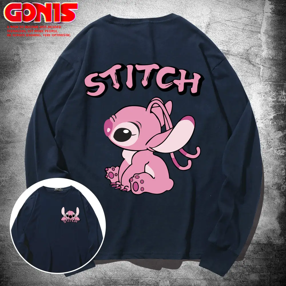 Men's Women's Stitch Graphic Sweatshirt Yellow Spring Autumn - Image 18