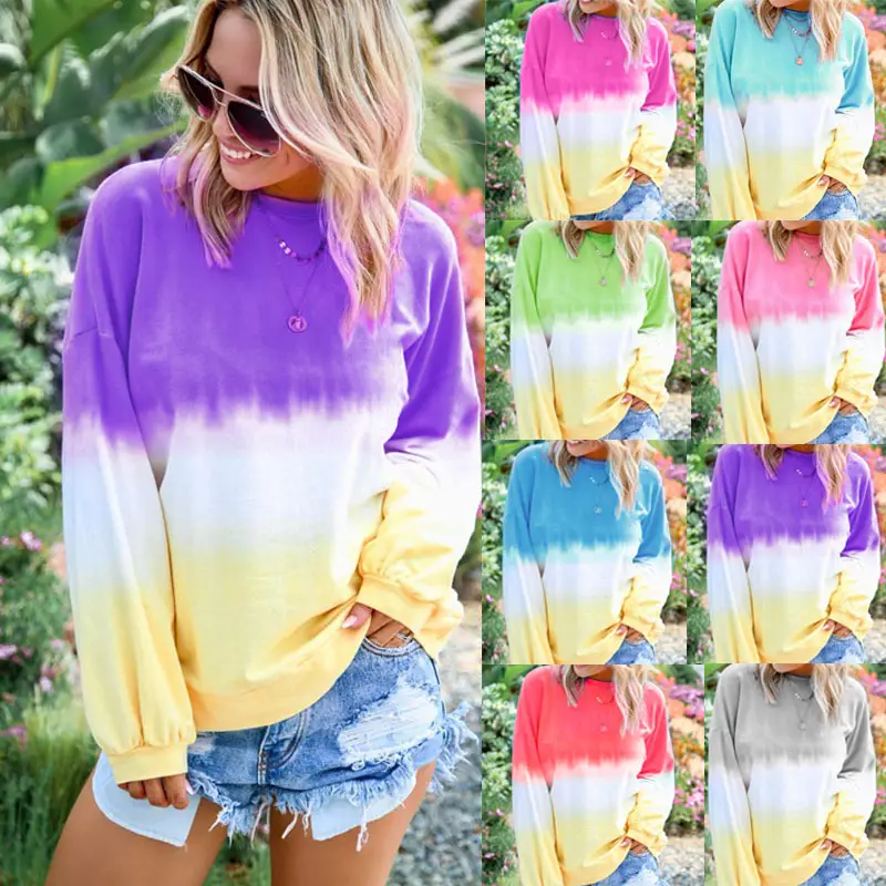 Women's Rainbow Gradient Long Sleeve Vests 2022 - Image 13
