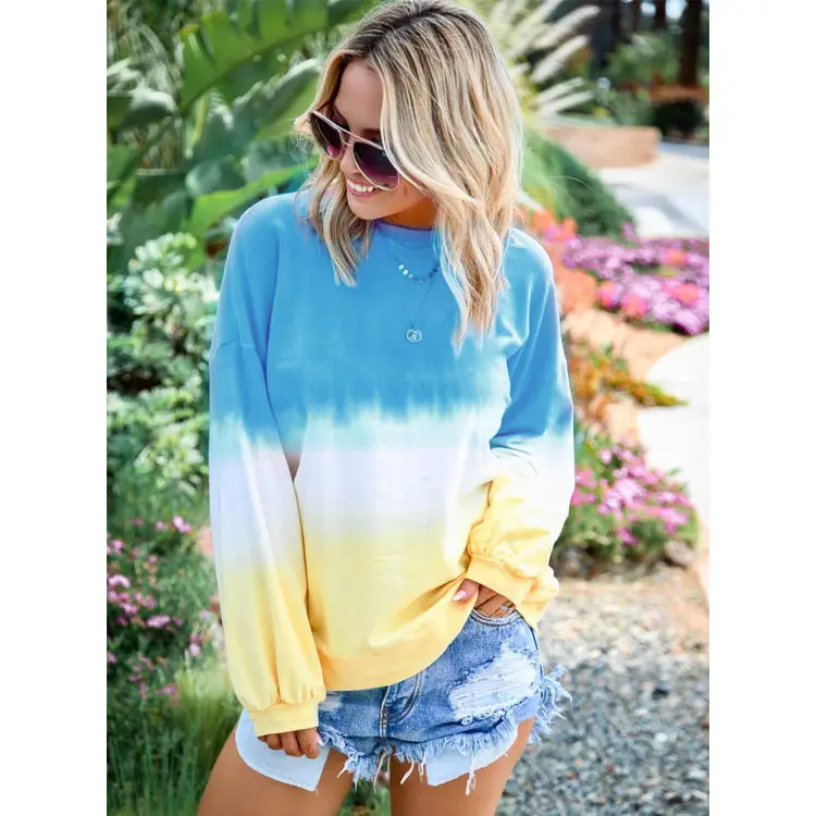 Women's Rainbow Gradient Long Sleeve Vests 2022 - Image 6