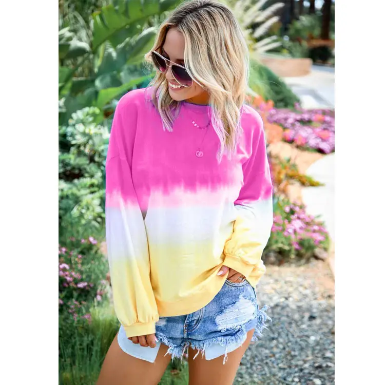 Women's Rainbow Gradient Long Sleeve Vests 2022 - Image 7