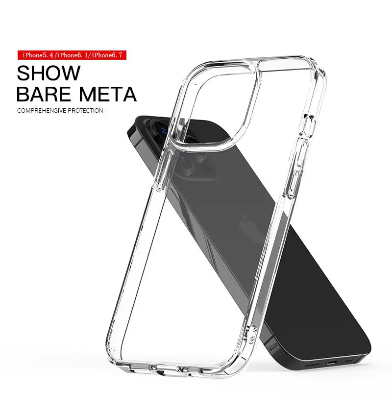 iPhone 14 Pro Clear Transparent TPU Protective Case - Image 4