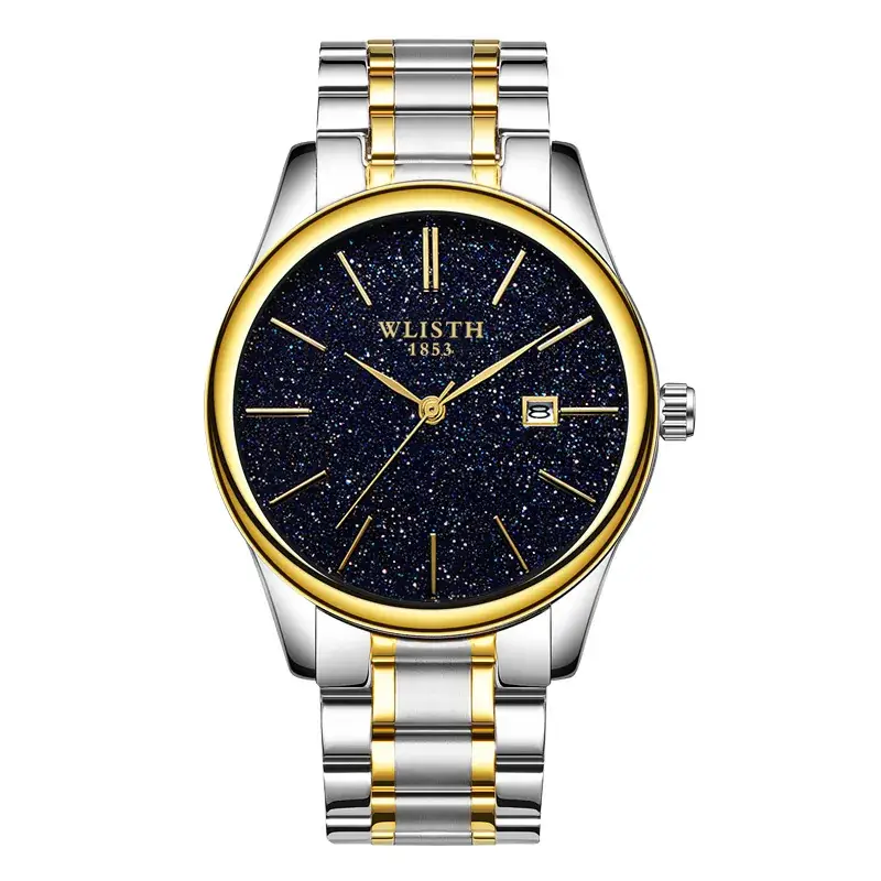 Men's Starry Sky Mesh Watch with Calendar