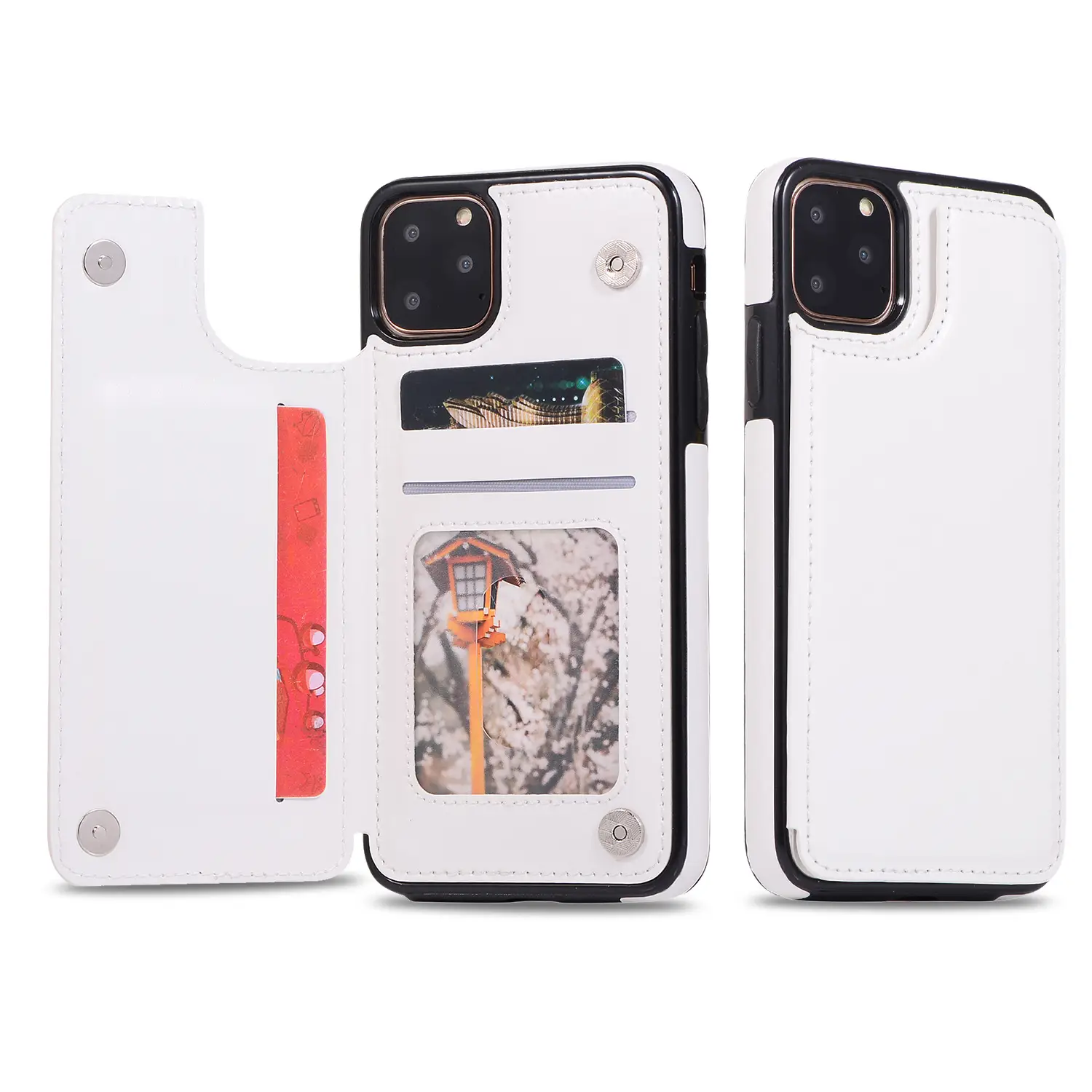 IPhone 12Pro Leather Wallet Case with Card Holder