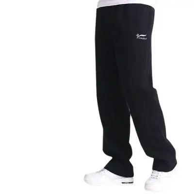 Men Black Fleece Lined Sweatpants Large Free Shipping - Image 10
