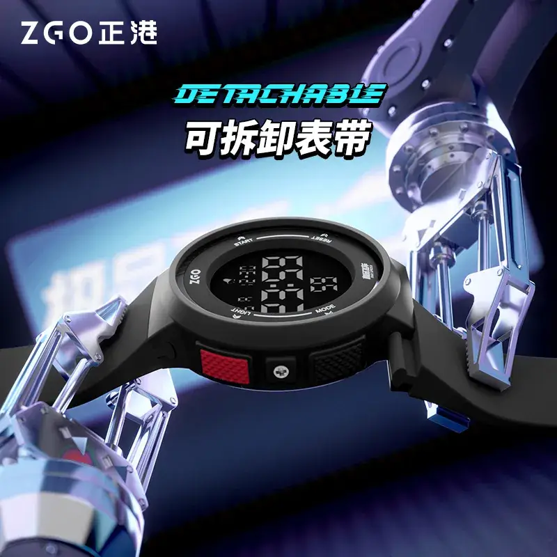 Waterproof Luminous Teen Sports Watch Black - Image 12