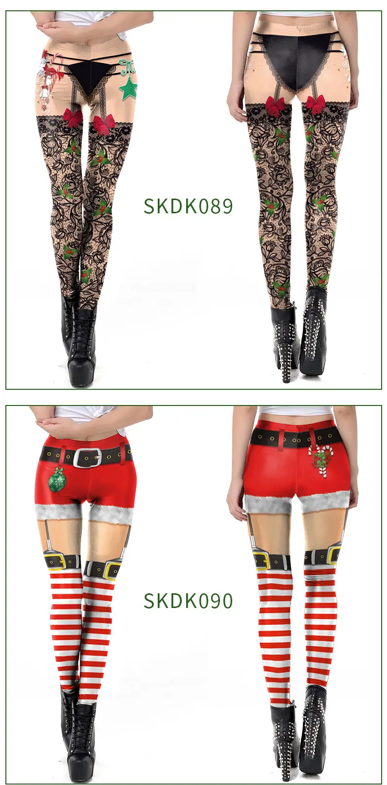 3D Digital Printed Leggings Women Cross-Border Hot Selling — feature 8