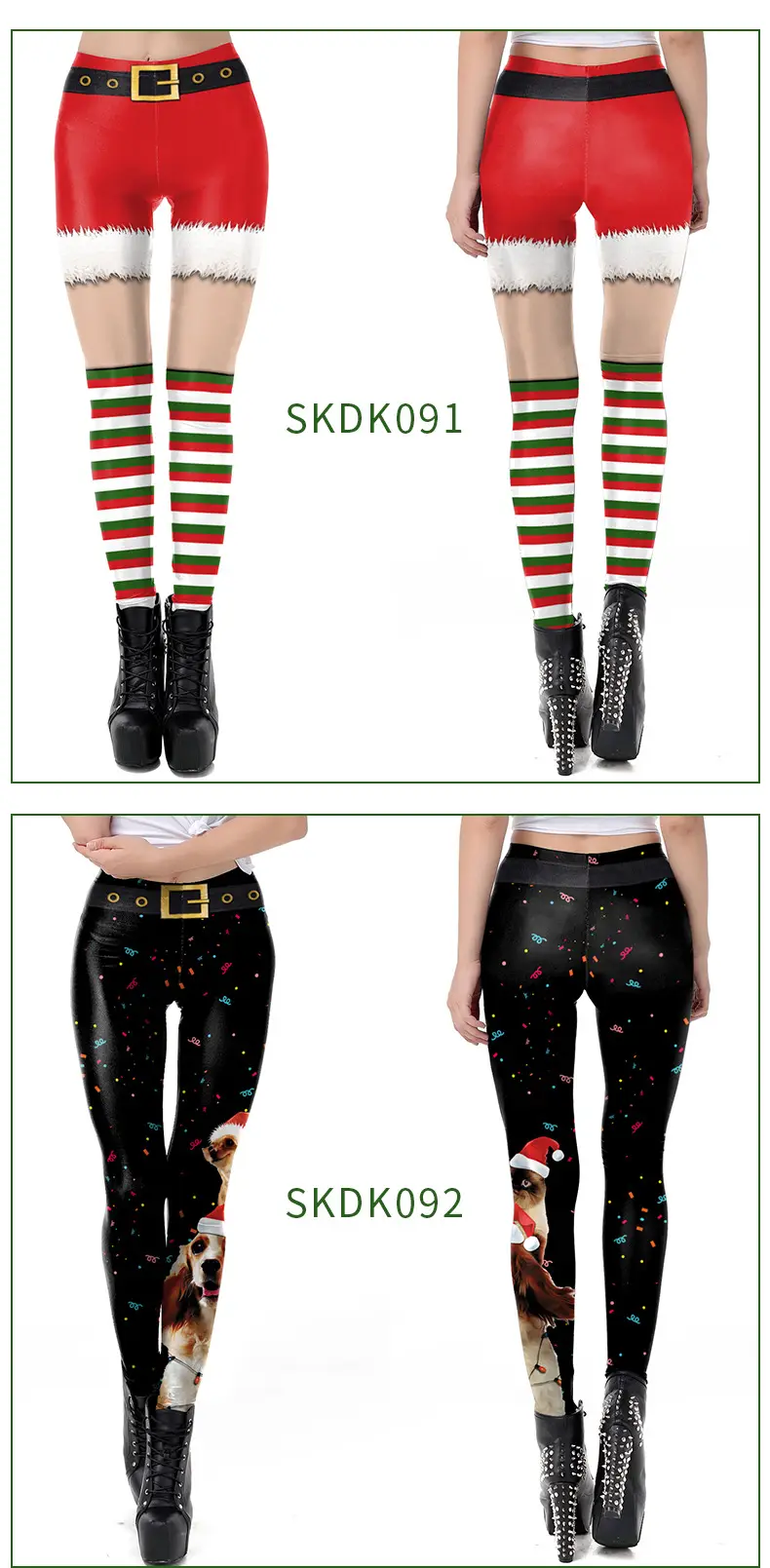 3D Digital Printed Leggings Women Cross-Border Hot Selling — feature 9