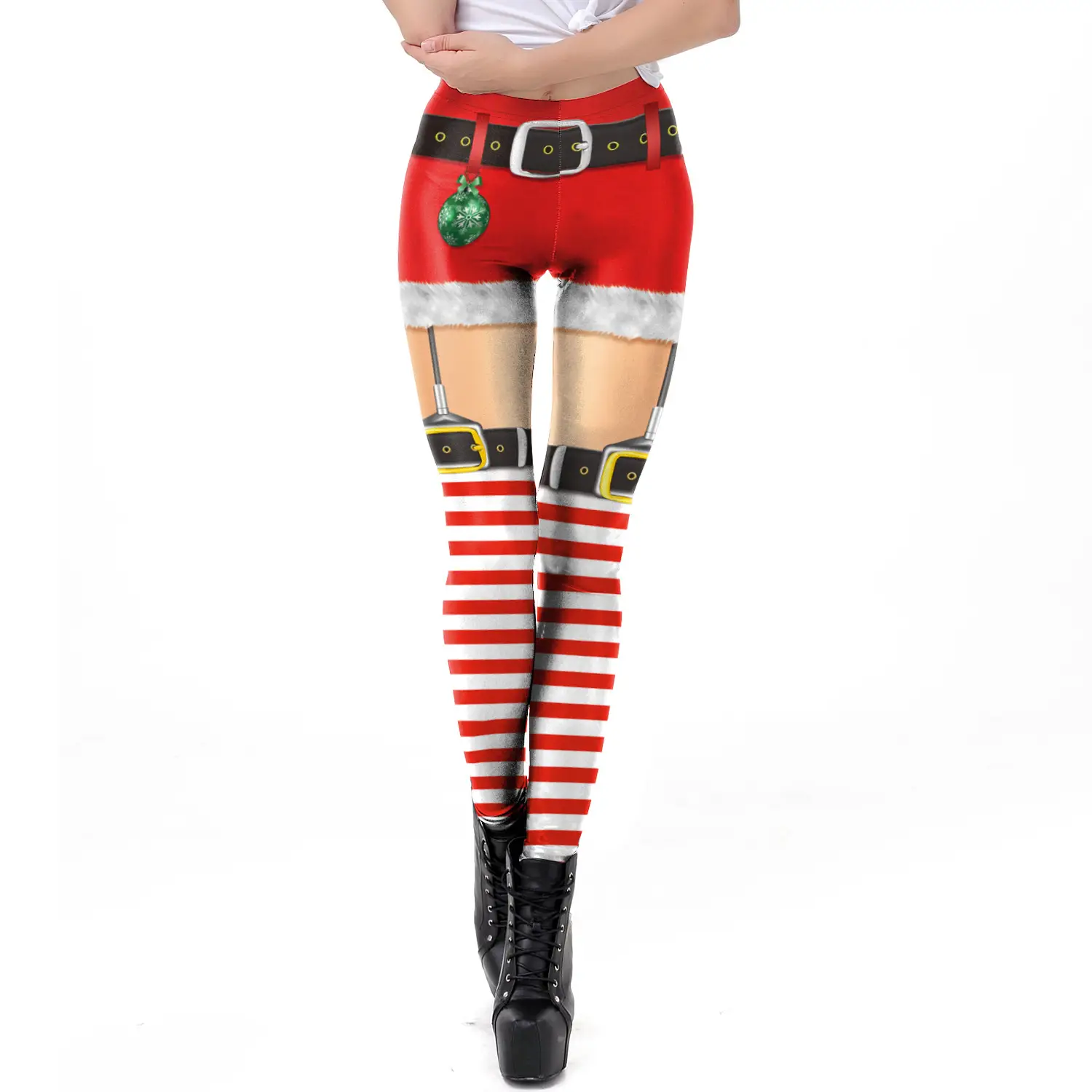 3D Digital Printed Leggings Women Cross-Border Hot Selling - Image 3