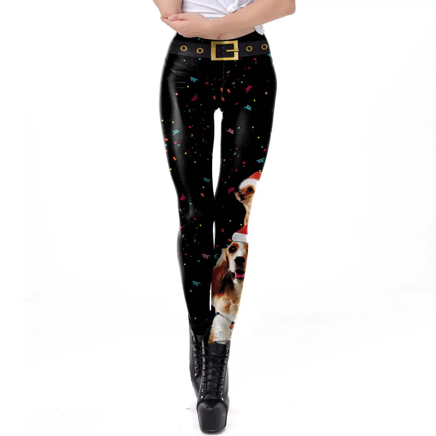 3D Digital Printed Leggings Women Cross-Border Hot Selling - Image 5