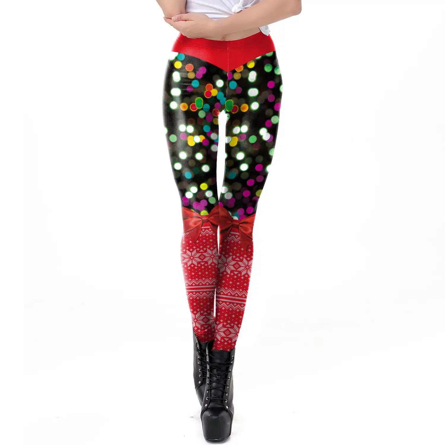 3D Digital Printed Leggings Women Cross-Border Hot Selling - Image 9