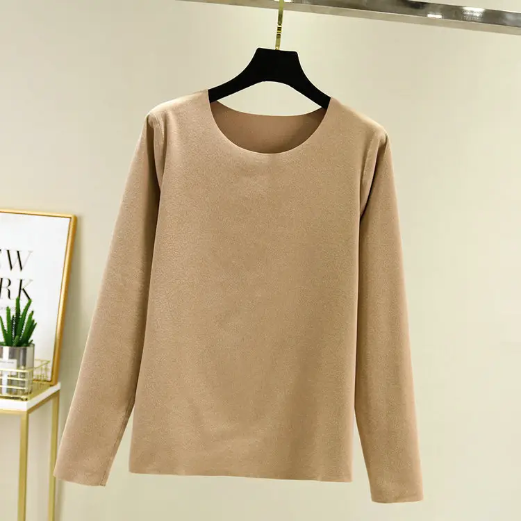 Red Velvet Long Sleeve Top for Women - Image 14