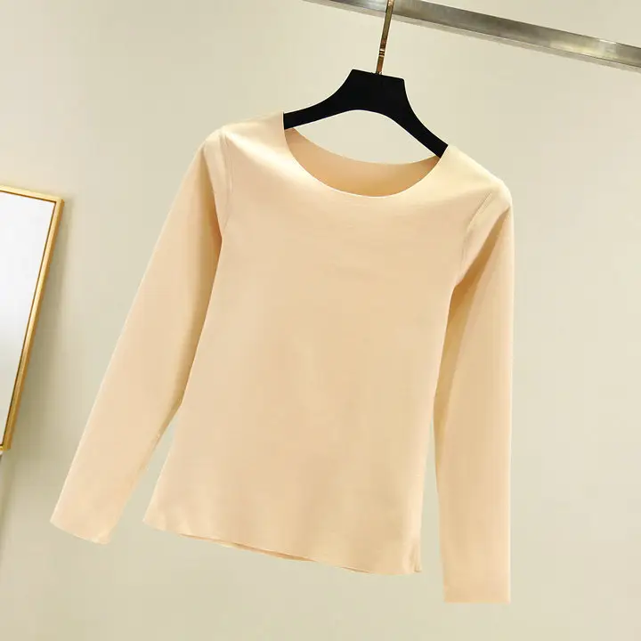 Red Velvet Long Sleeve Top for Women - Image 15