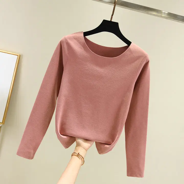 Red Velvet Long Sleeve Top for Women - Image 11