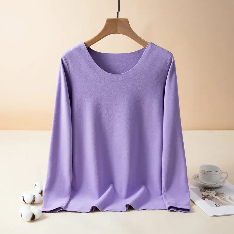 Red Velvet Long Sleeve Top for Women - Image 5