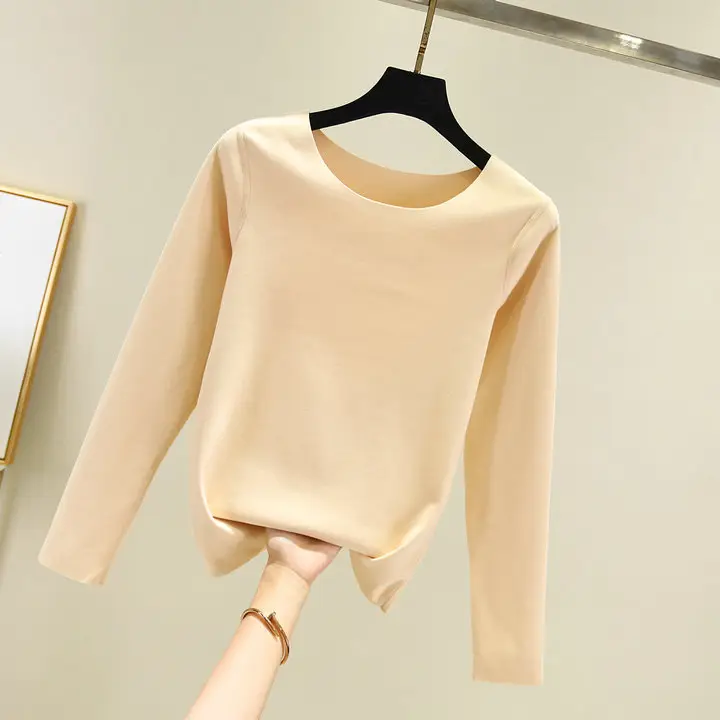 Red Velvet Long Sleeve Top for Women - Image 8
