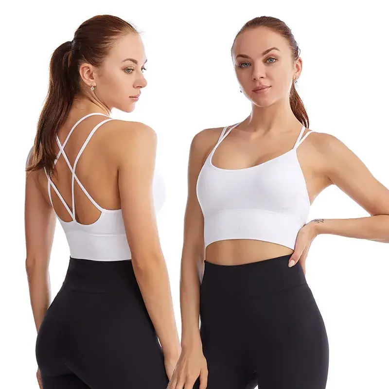 Pink Crossback Sports Bra Large Size - Image 14