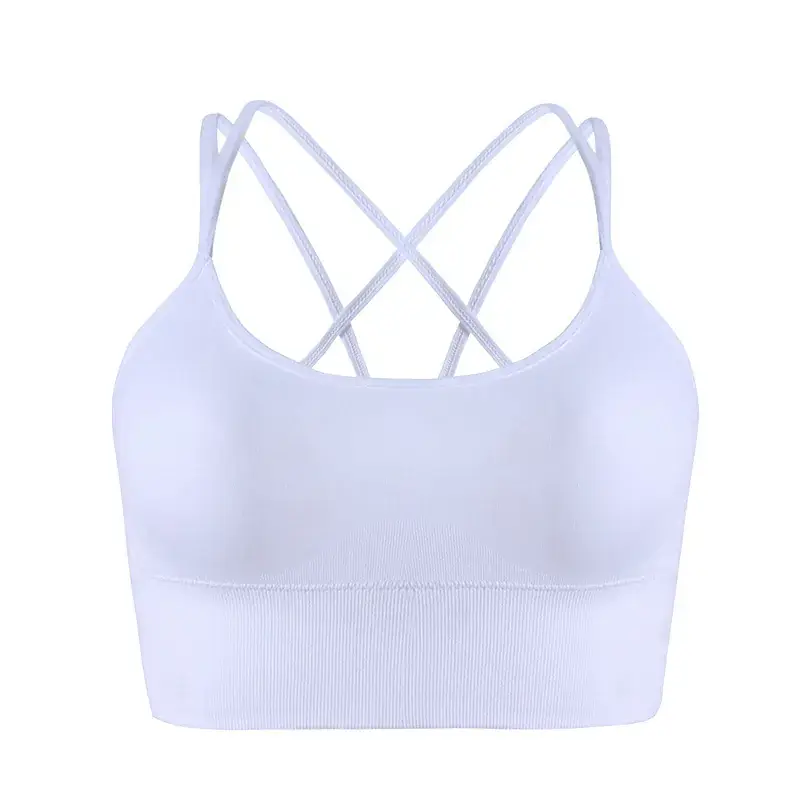 Pink Crossback Sports Bra Large Size - Image 2