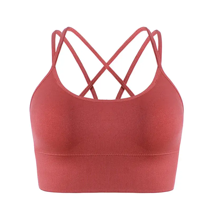 Pink Crossback Sports Bra Large Size - Image 5