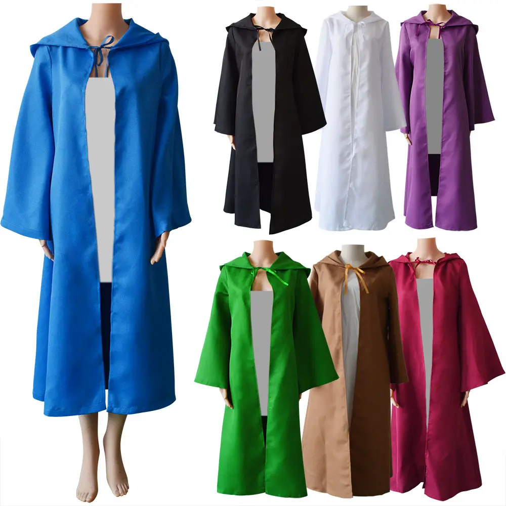 Adults & Kids Medieval Death Cloak Maroon One Piece Costume - Image 8