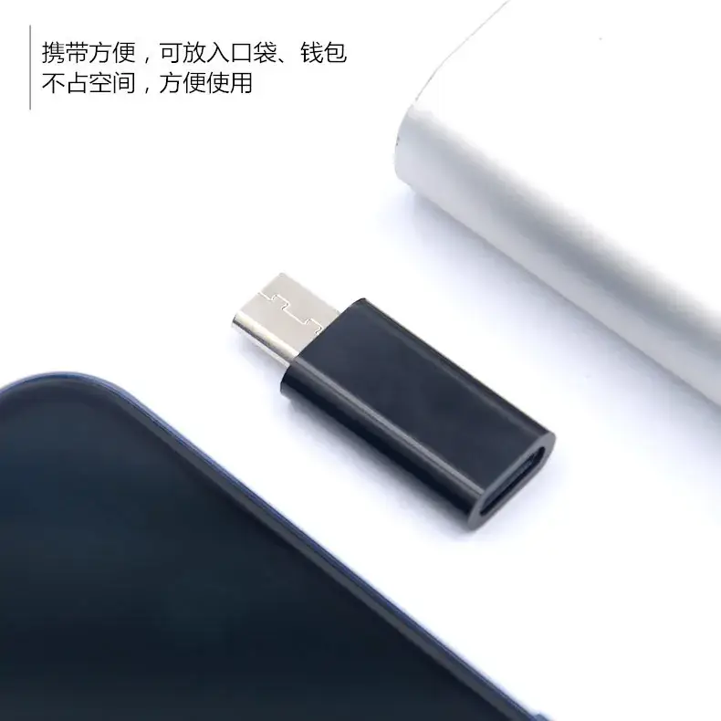 Apple iPhone Female to Android Micro Type-C Adapter - Image 2