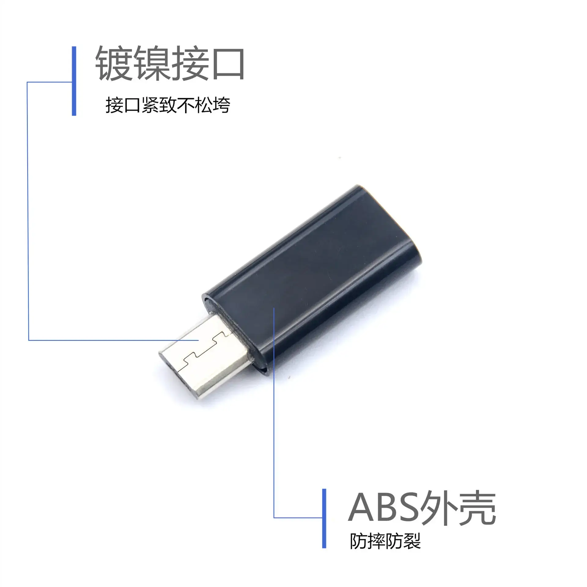 Apple iPhone Female to Android Micro Type-C Adapter - Image 3
