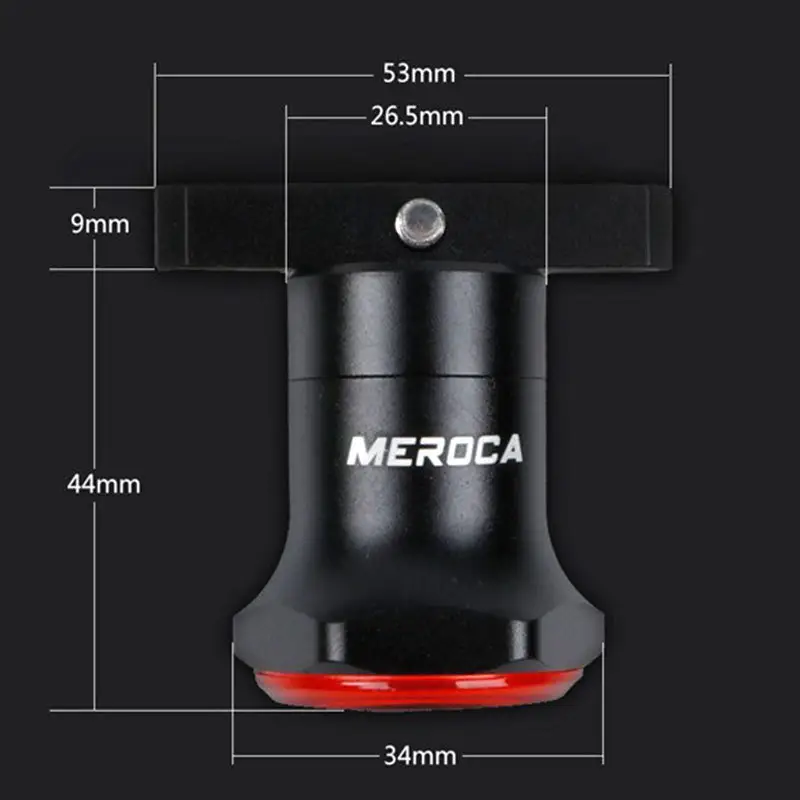 MEROCA smart induction brake tail light mountain bike light usb charging road bike night ride tail light