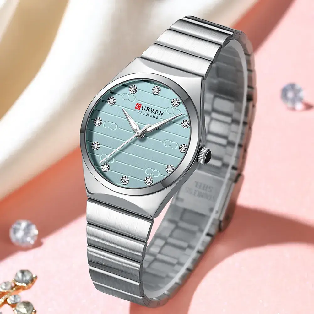 Curren Gold Mesh Belt Watch for Women - Image 10
