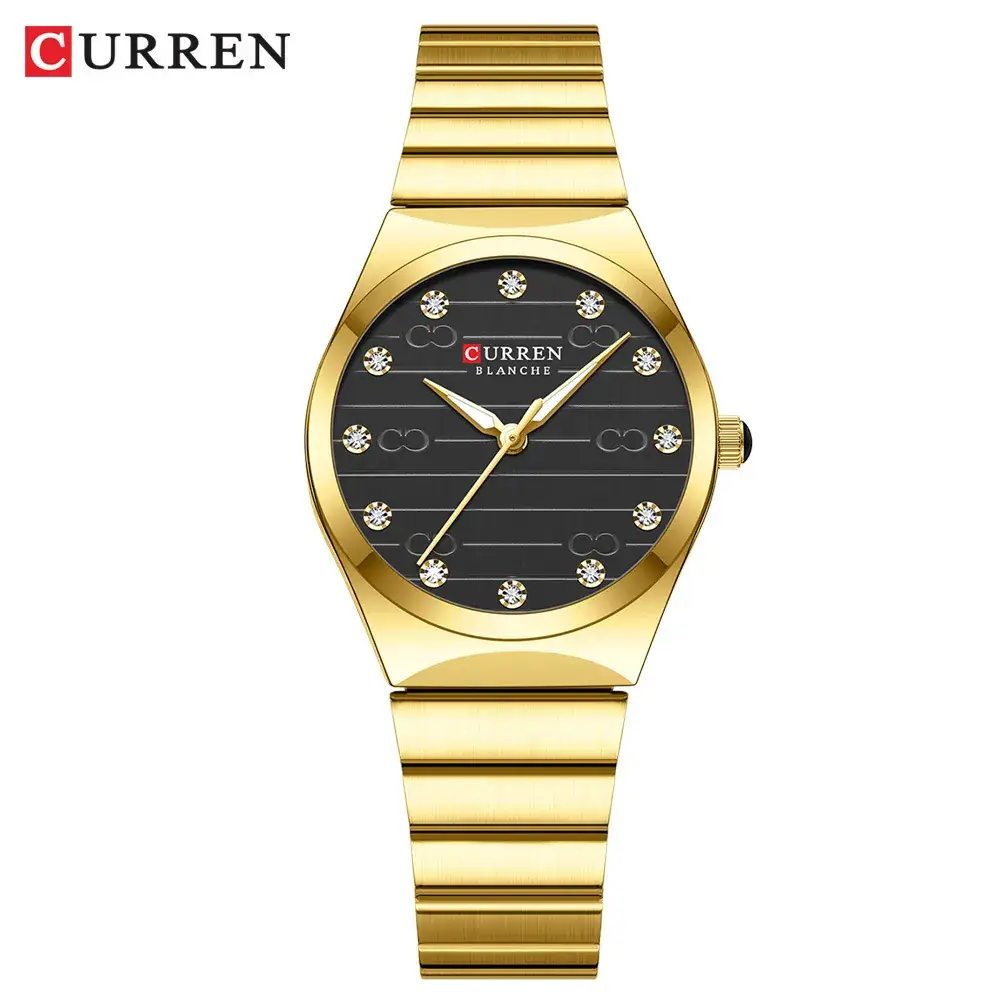 Curren Gold Mesh Belt Watch for Women - Image 11