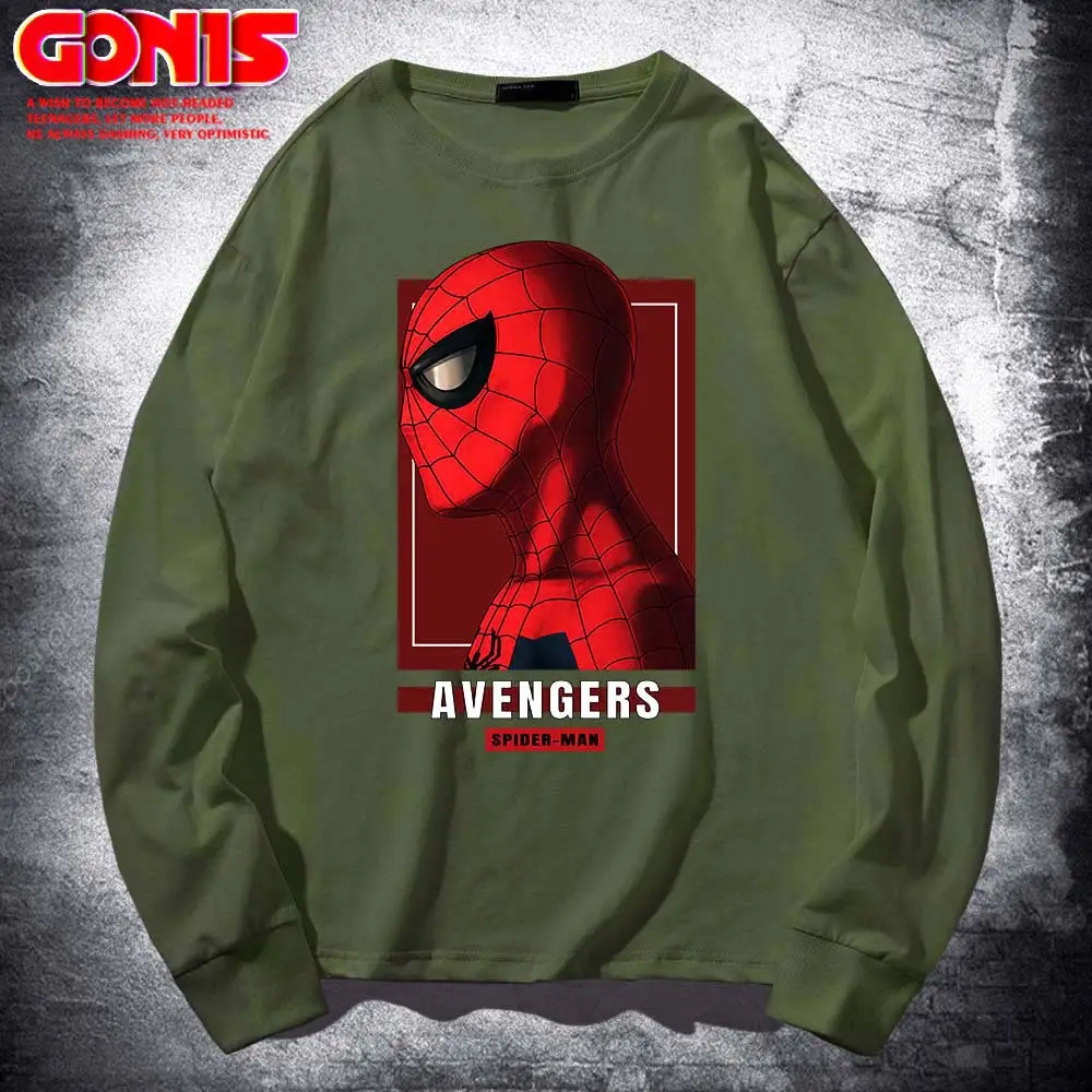 Men Avengers 4 Spider-Man Red Sweatshirt Long Sleeve - Image 6