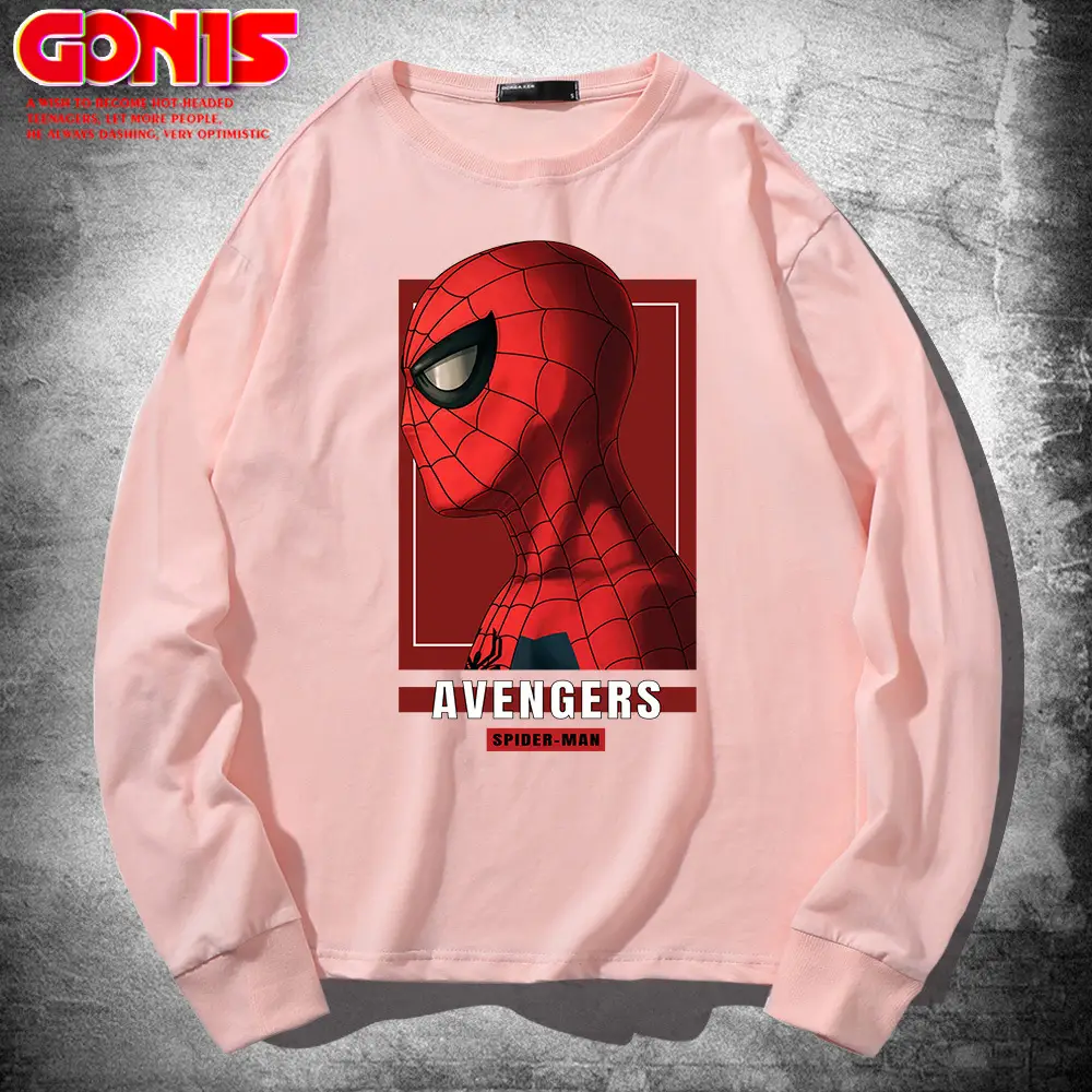 Men Avengers 4 Spider-Man Red Sweatshirt Long Sleeve - Image 8