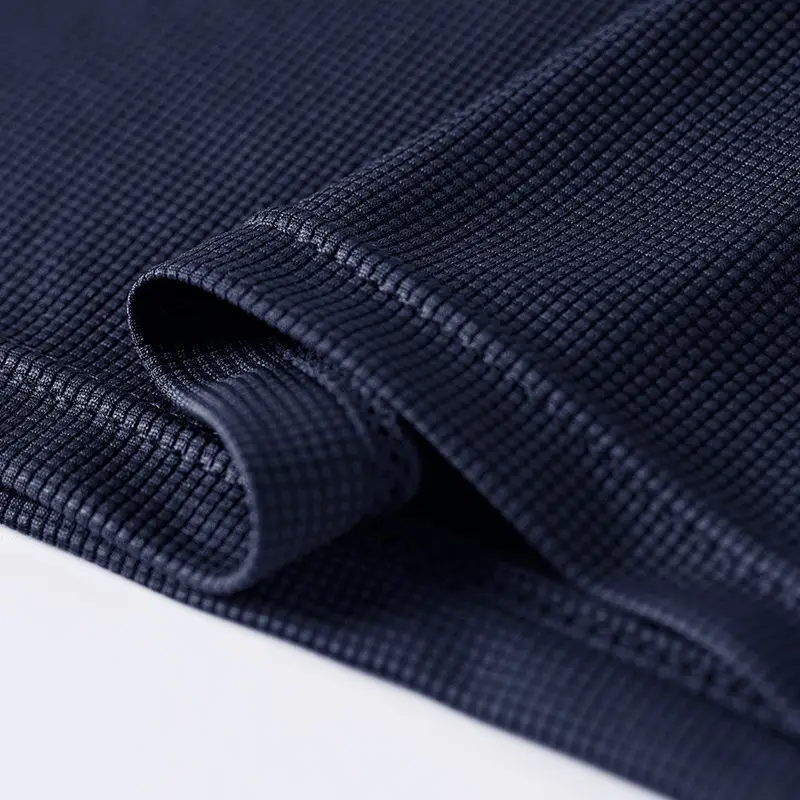 New Men's Navy Blue Short Sleeve T-Shirt Round Neck - Image 18