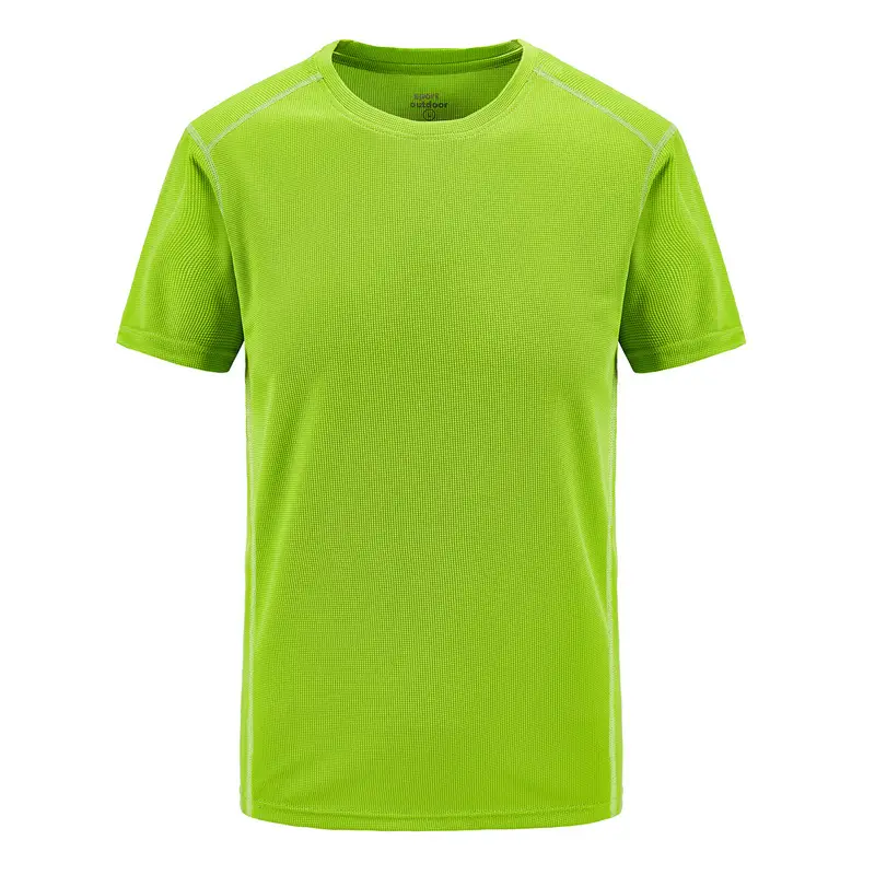 New Men's Navy Blue Short Sleeve T-Shirt Round Neck - Image 4
