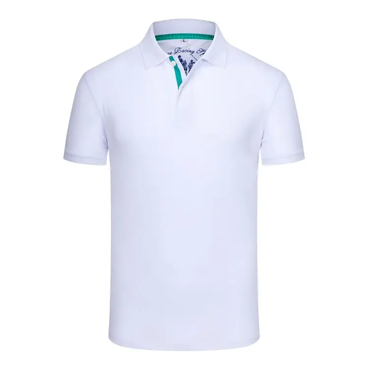 Men Red Polo T-Shirt with Logo Custom Design - Image 12