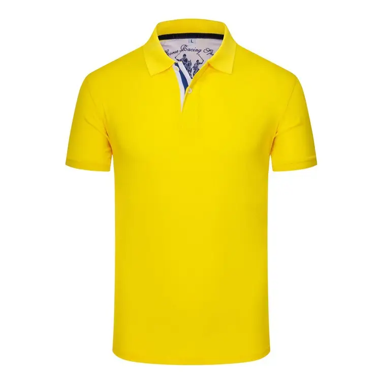 Men Red Polo T-Shirt with Logo Custom Design - Image 13