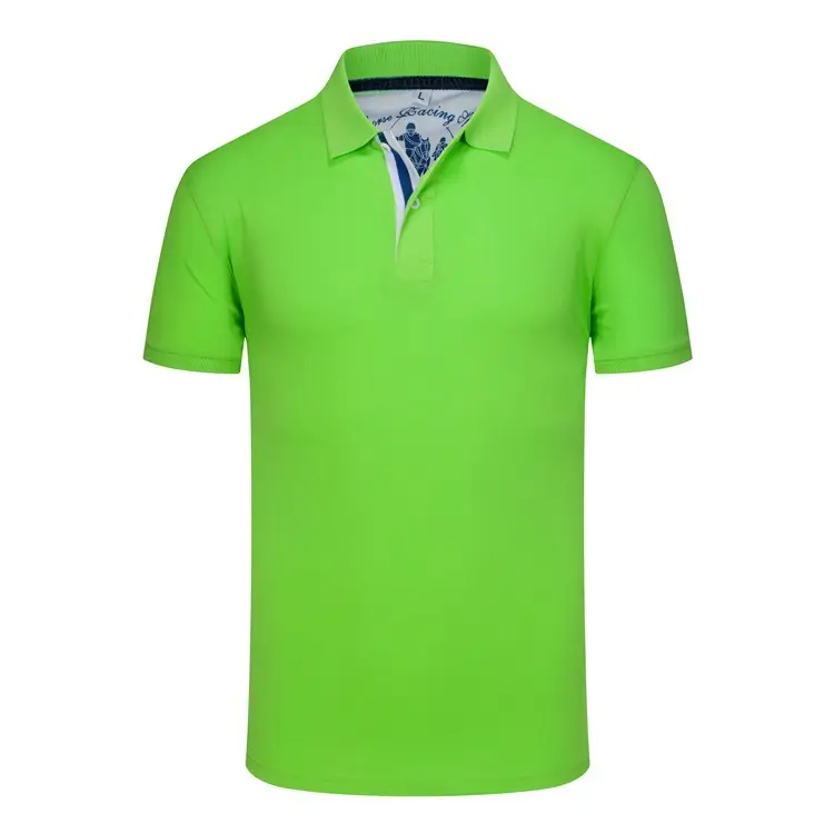 Men Red Polo T-Shirt with Logo Custom Design - Image 6