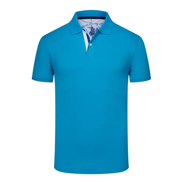 Men Red Polo T-Shirt with Logo Custom Design - Image 8