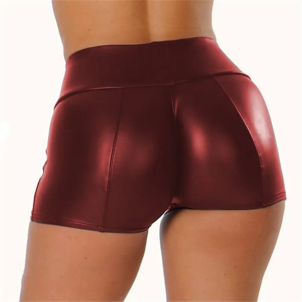 PU Leather Cross-Border Sexy Shorts Women S-5XL - Image 2