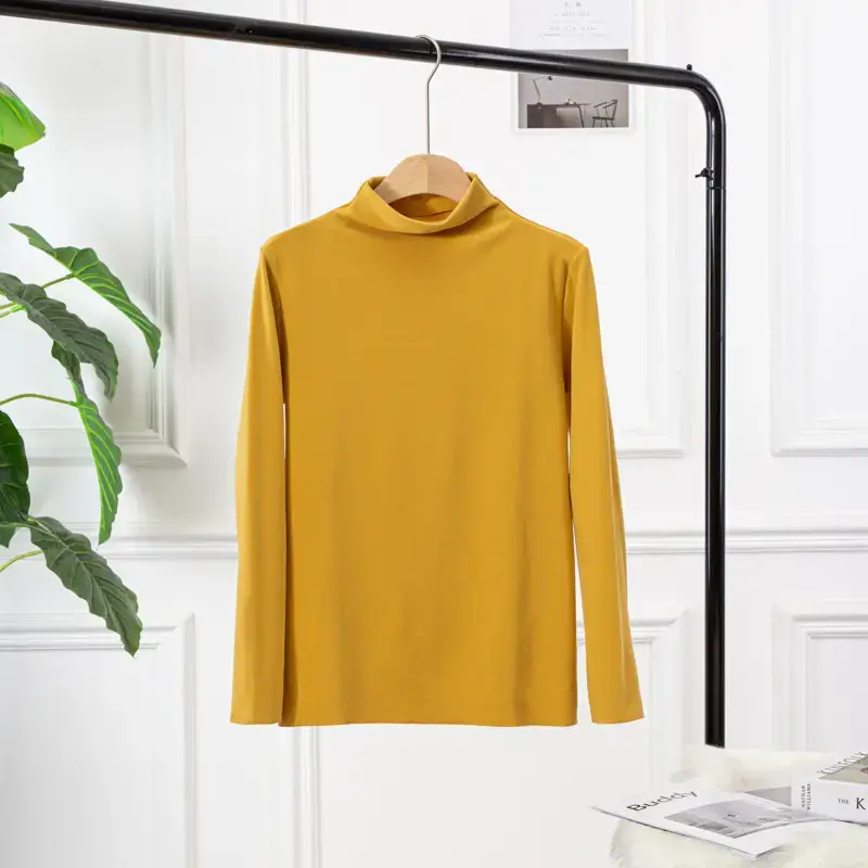Women Fleece Long Sleeve Collar Shirt Beige