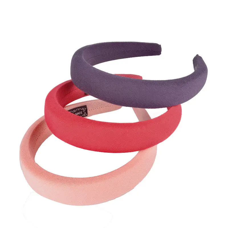 White Silicone Hairband for Women's Flannel Thin Hairband