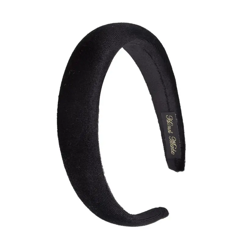 White Silicone Hairband for Women's Flannel Thin Hairband