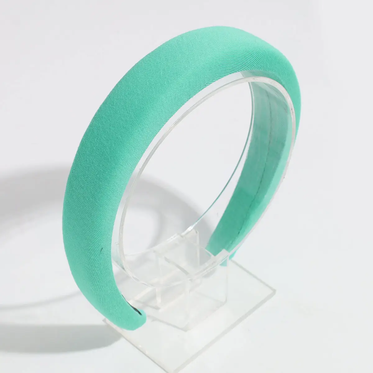 White Silicone Hairband for Women's Flannel Thin Hairband