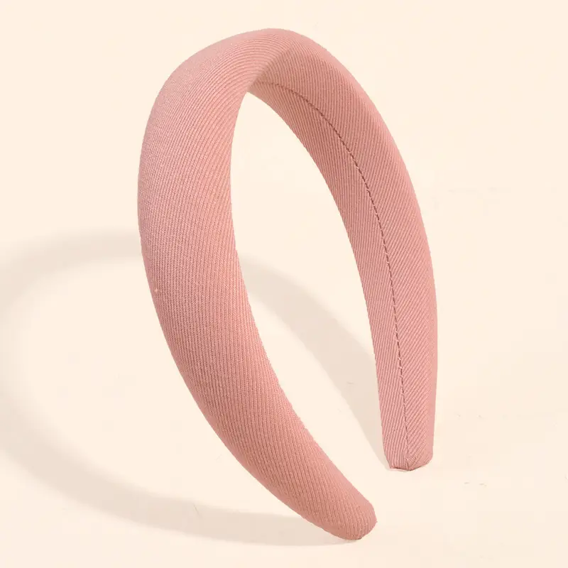 White Silicone Hairband for Women's Flannel Thin Hairband