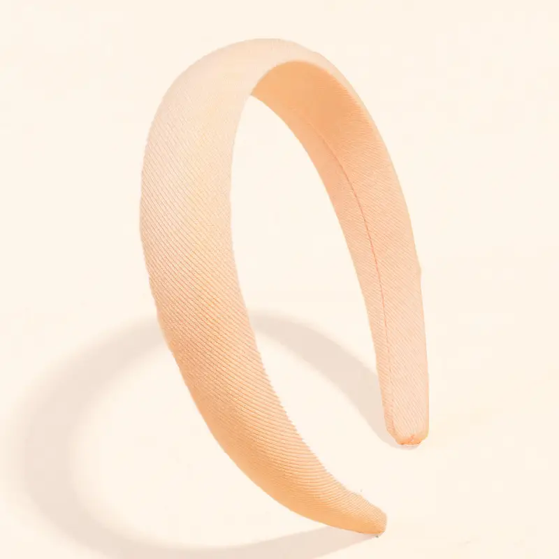 White Silicone Hairband for Women's Flannel Thin Hairband